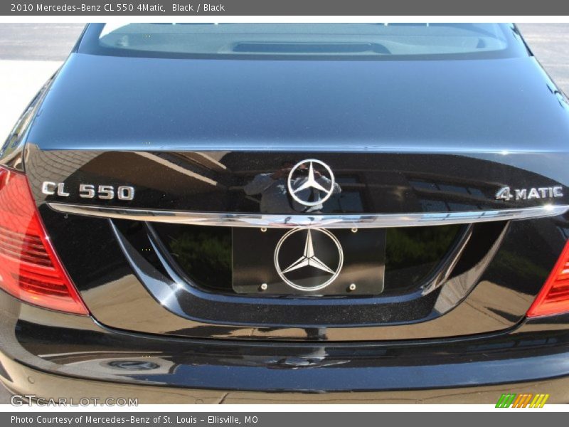 Black / Black 2010 Mercedes-Benz CL 550 4Matic