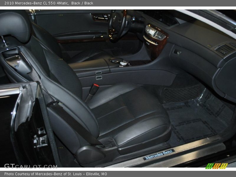 Black / Black 2010 Mercedes-Benz CL 550 4Matic