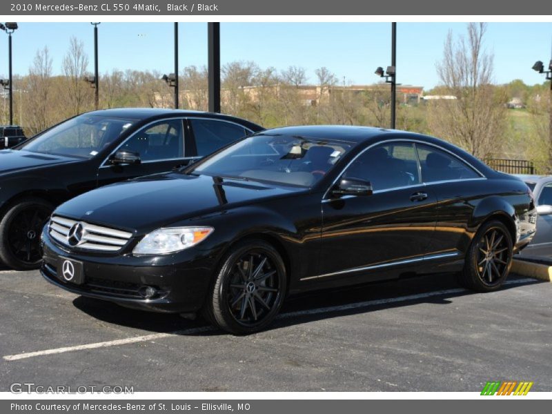 Black / Black 2010 Mercedes-Benz CL 550 4Matic