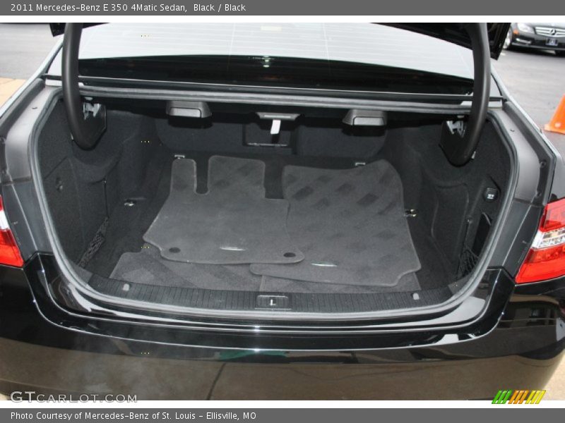 Black / Black 2011 Mercedes-Benz E 350 4Matic Sedan