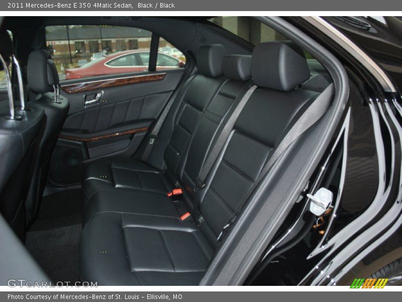 Black / Black 2011 Mercedes-Benz E 350 4Matic Sedan