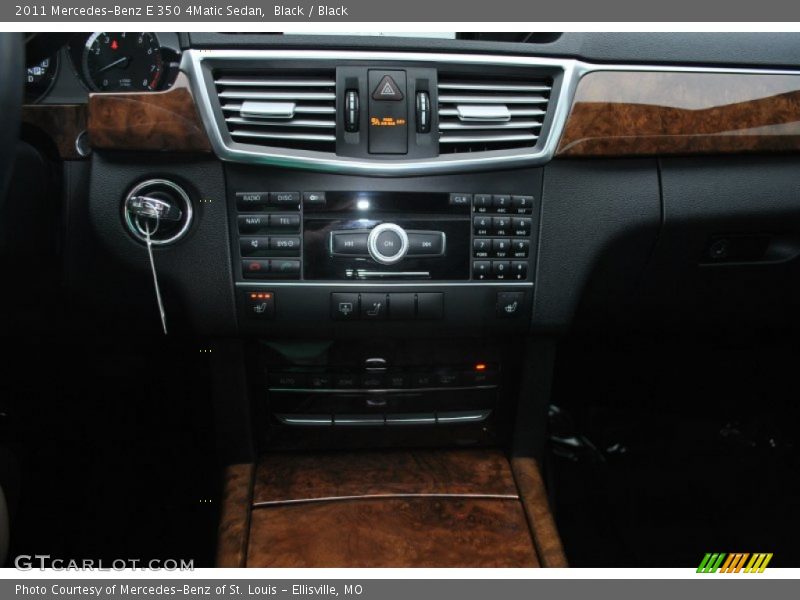 Black / Black 2011 Mercedes-Benz E 350 4Matic Sedan