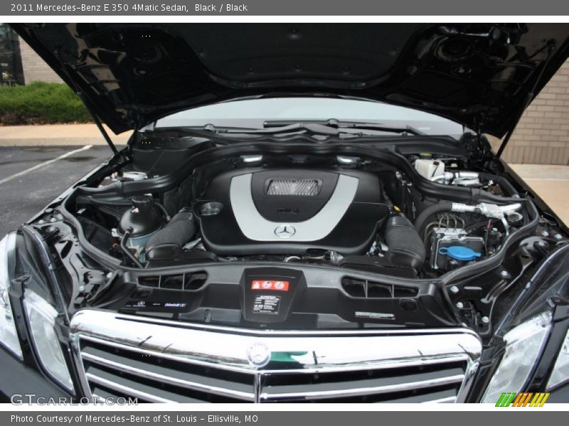 Black / Black 2011 Mercedes-Benz E 350 4Matic Sedan
