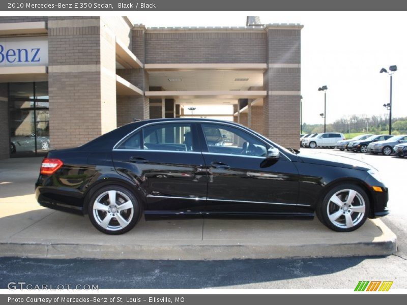 Black / Black 2010 Mercedes-Benz E 350 Sedan