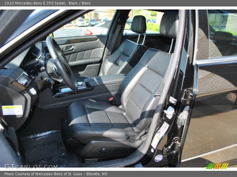 Black / Black 2010 Mercedes-Benz E 350 Sedan