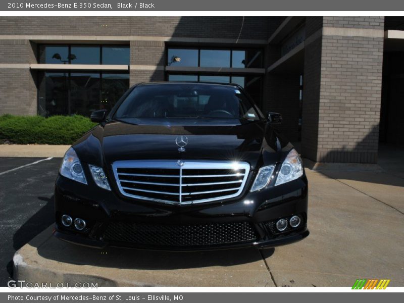 Black / Black 2010 Mercedes-Benz E 350 Sedan