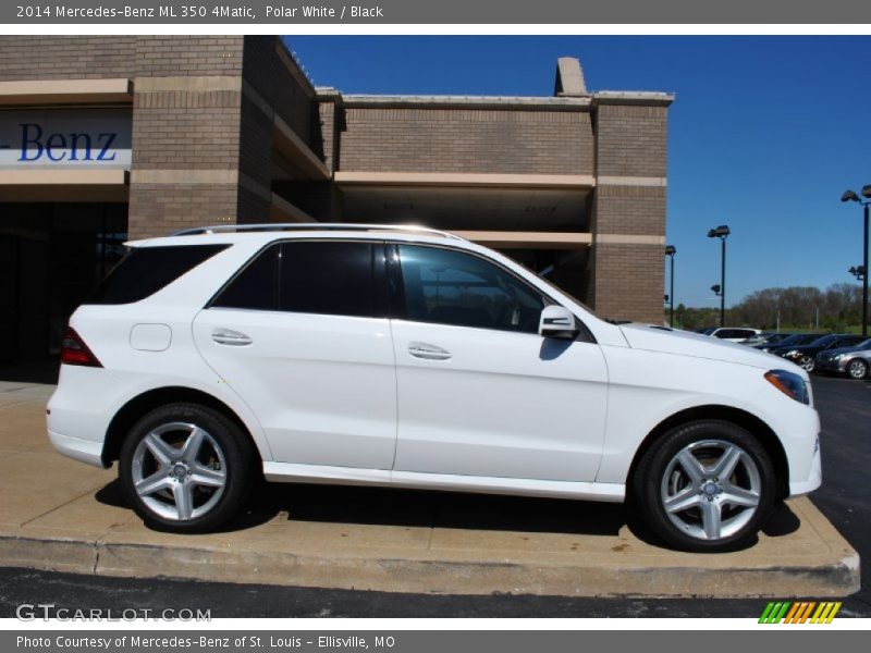 Polar White / Black 2014 Mercedes-Benz ML 350 4Matic