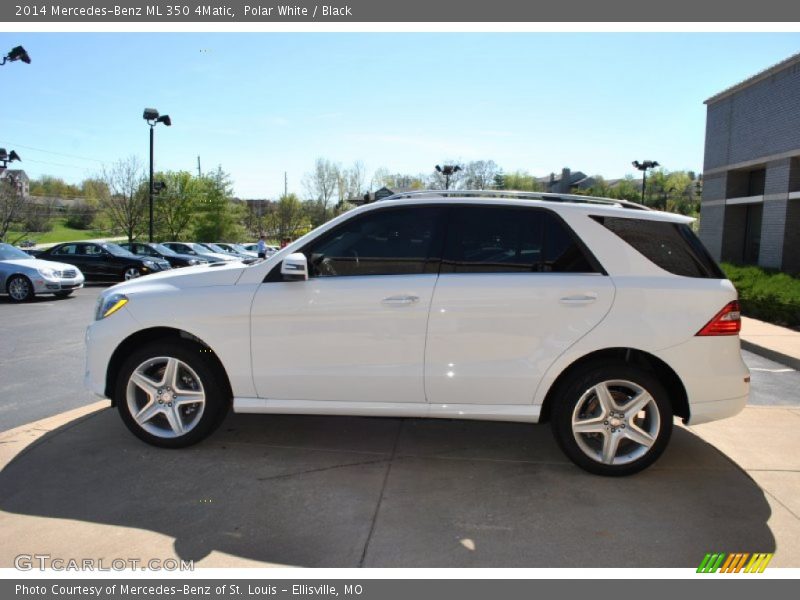 Polar White / Black 2014 Mercedes-Benz ML 350 4Matic