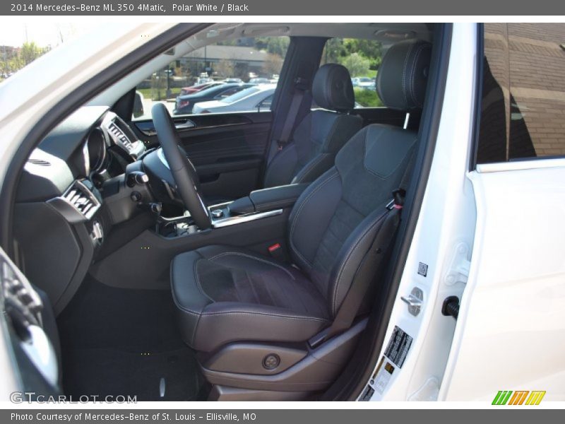 Polar White / Black 2014 Mercedes-Benz ML 350 4Matic