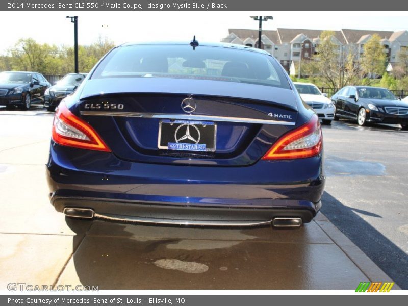 designo Mystic Blue / Black 2014 Mercedes-Benz CLS 550 4Matic Coupe