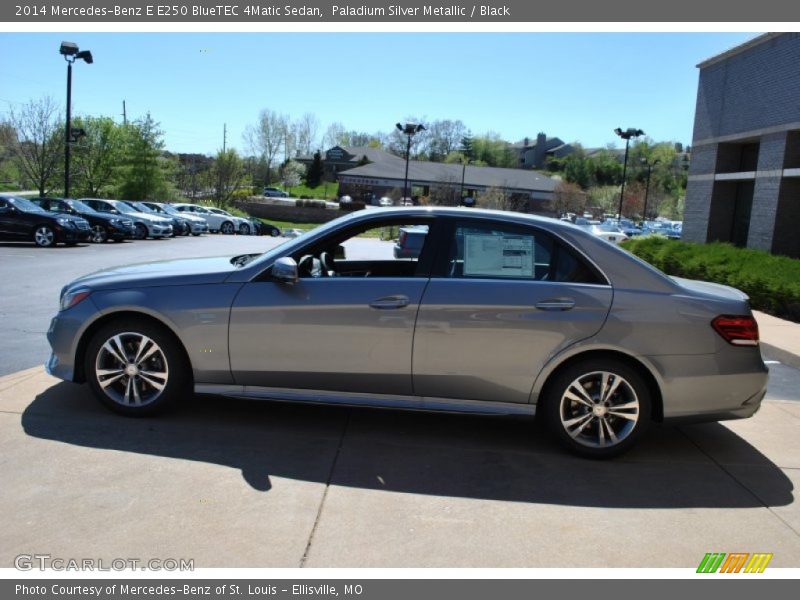 Paladium Silver Metallic / Black 2014 Mercedes-Benz E E250 BlueTEC 4Matic Sedan