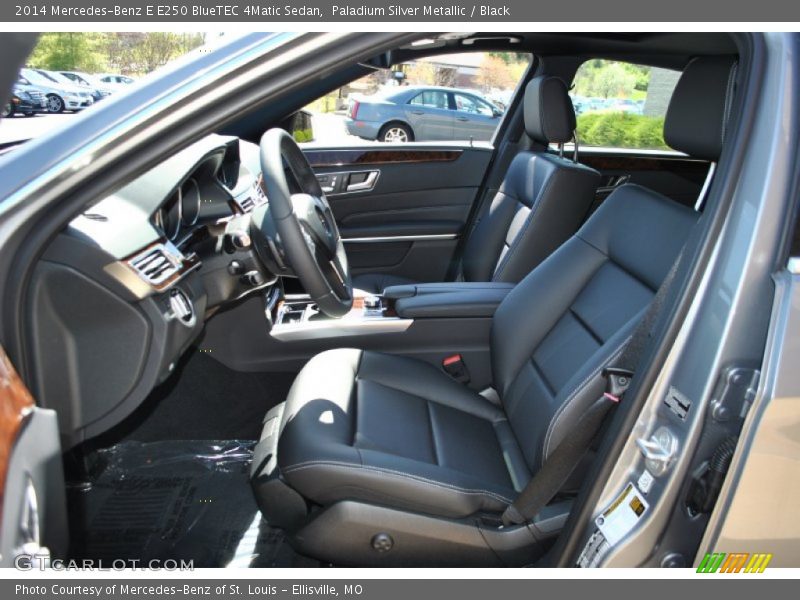 Paladium Silver Metallic / Black 2014 Mercedes-Benz E E250 BlueTEC 4Matic Sedan