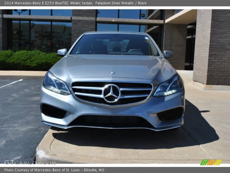 Paladium Silver Metallic / Black 2014 Mercedes-Benz E E250 BlueTEC 4Matic Sedan