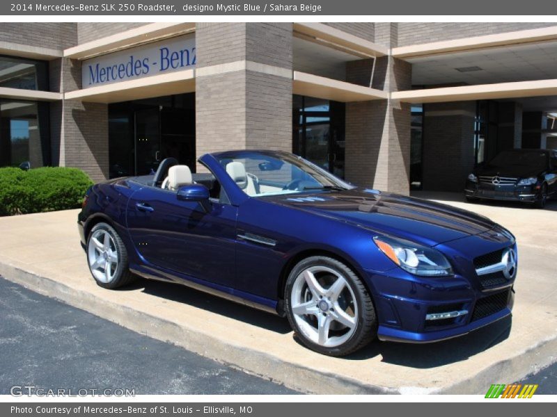 Front 3/4 View of 2014 SLK 250 Roadster