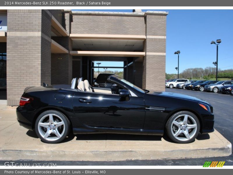 Black / Sahara Beige 2014 Mercedes-Benz SLK 250 Roadster