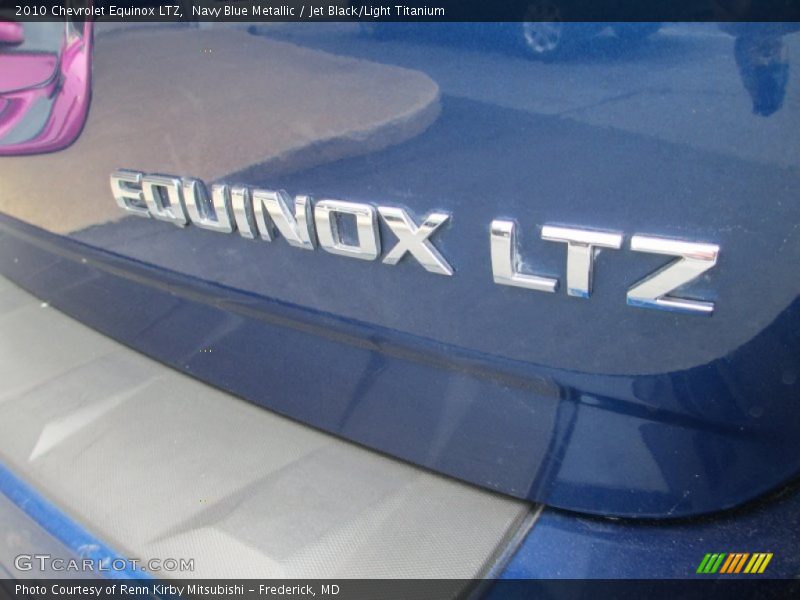 Navy Blue Metallic / Jet Black/Light Titanium 2010 Chevrolet Equinox LTZ