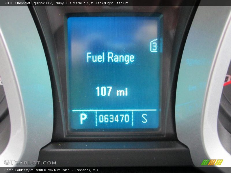 Navy Blue Metallic / Jet Black/Light Titanium 2010 Chevrolet Equinox LTZ