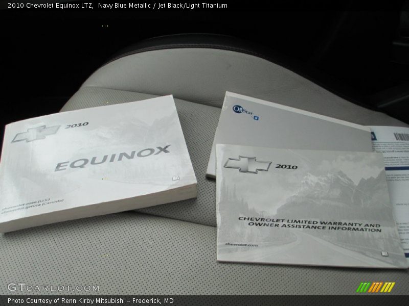 Navy Blue Metallic / Jet Black/Light Titanium 2010 Chevrolet Equinox LTZ