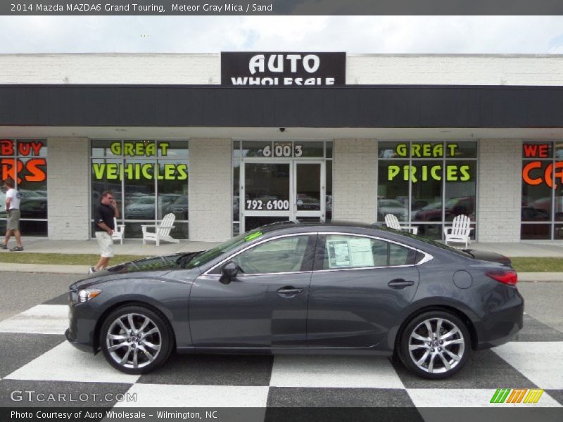 Meteor Gray Mica / Sand 2014 Mazda MAZDA6 Grand Touring