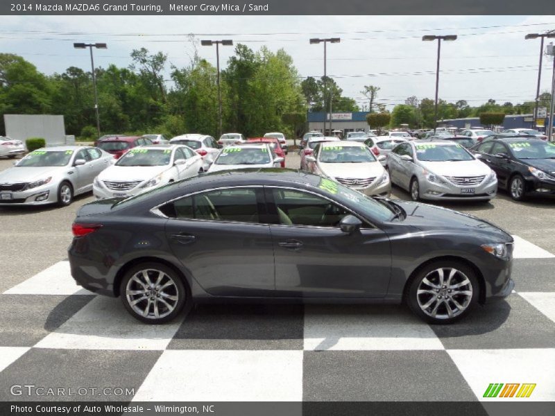 Meteor Gray Mica / Sand 2014 Mazda MAZDA6 Grand Touring