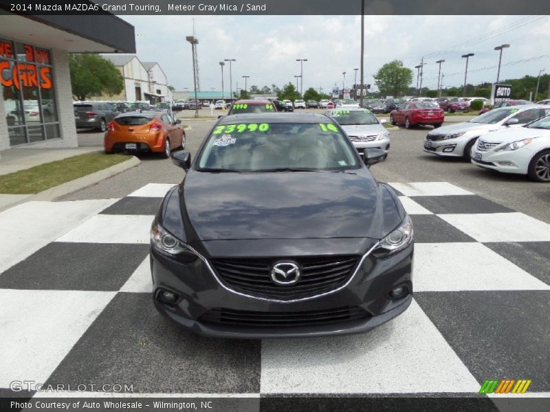 Meteor Gray Mica / Sand 2014 Mazda MAZDA6 Grand Touring