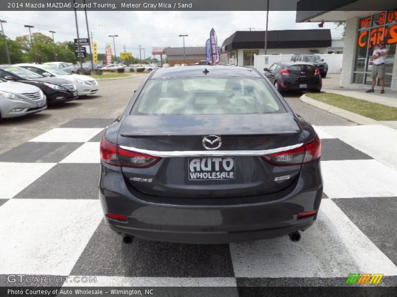 Meteor Gray Mica / Sand 2014 Mazda MAZDA6 Grand Touring