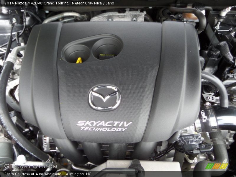 Meteor Gray Mica / Sand 2014 Mazda MAZDA6 Grand Touring
