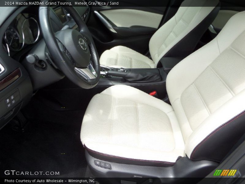 Meteor Gray Mica / Sand 2014 Mazda MAZDA6 Grand Touring