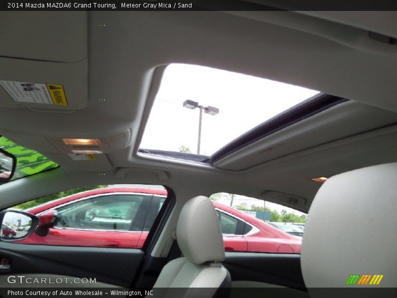 Meteor Gray Mica / Sand 2014 Mazda MAZDA6 Grand Touring