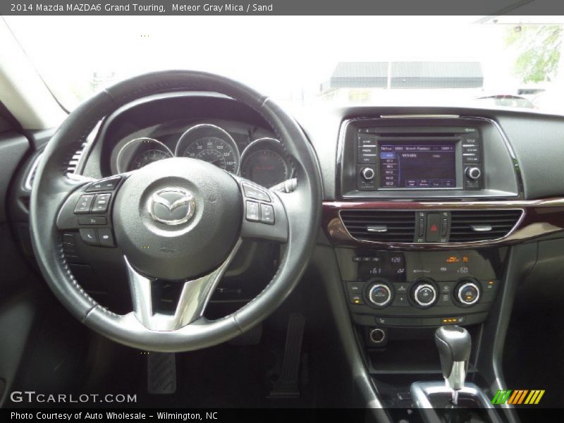 Meteor Gray Mica / Sand 2014 Mazda MAZDA6 Grand Touring