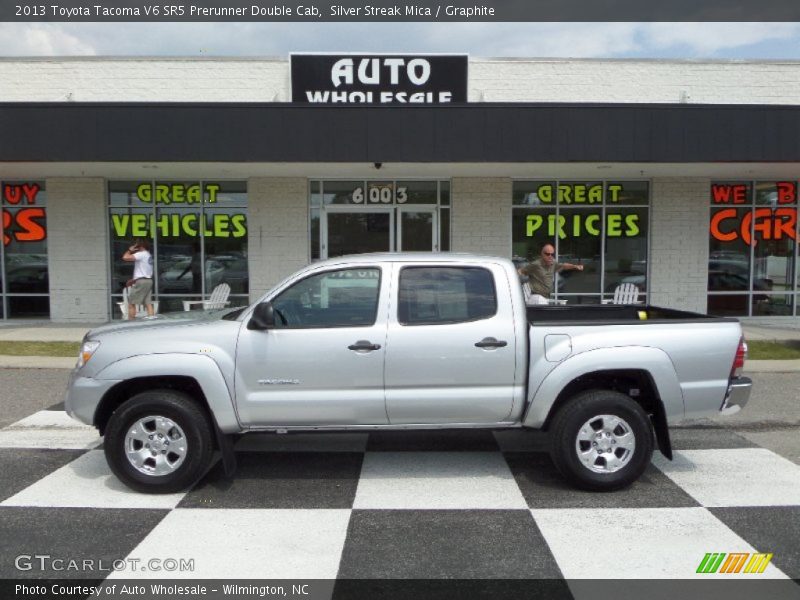 Silver Streak Mica / Graphite 2013 Toyota Tacoma V6 SR5 Prerunner Double Cab