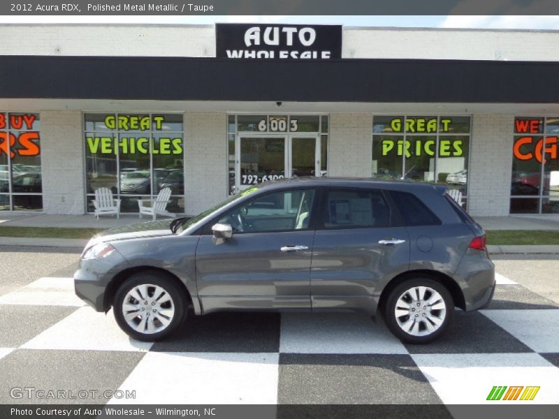 Polished Metal Metallic / Taupe 2012 Acura RDX