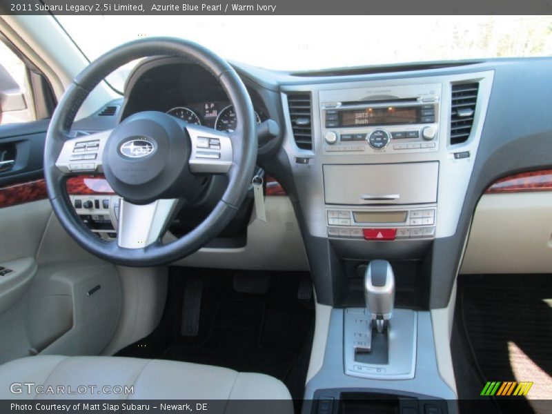 Azurite Blue Pearl / Warm Ivory 2011 Subaru Legacy 2.5i Limited