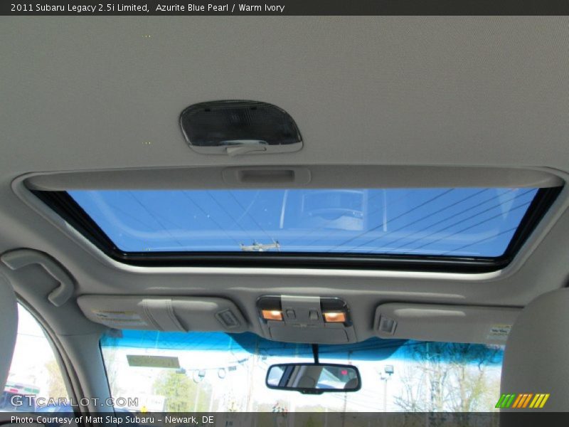 Azurite Blue Pearl / Warm Ivory 2011 Subaru Legacy 2.5i Limited