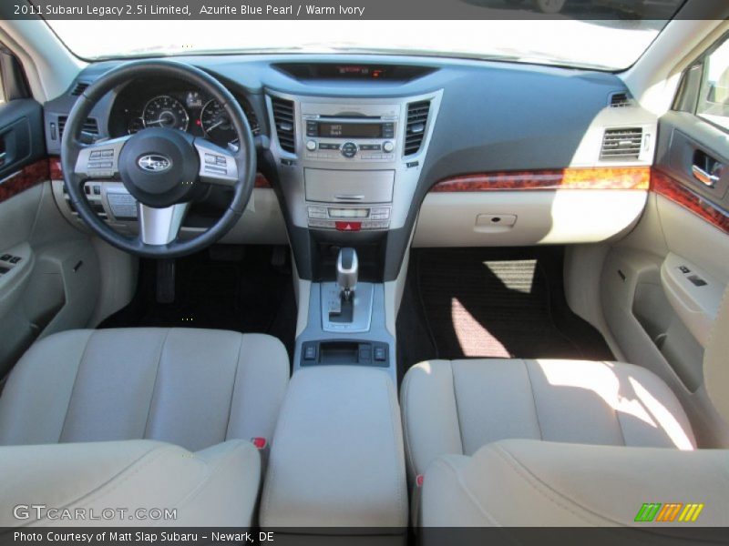 Azurite Blue Pearl / Warm Ivory 2011 Subaru Legacy 2.5i Limited