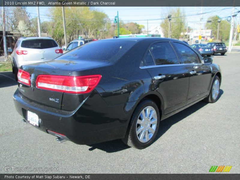 Atlantis Green Metallic / Dark Charcoal 2010 Lincoln MKZ FWD