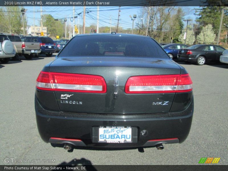 Atlantis Green Metallic / Dark Charcoal 2010 Lincoln MKZ FWD