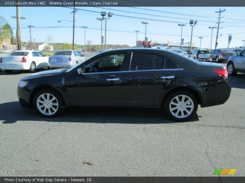 Atlantis Green Metallic / Dark Charcoal 2010 Lincoln MKZ FWD