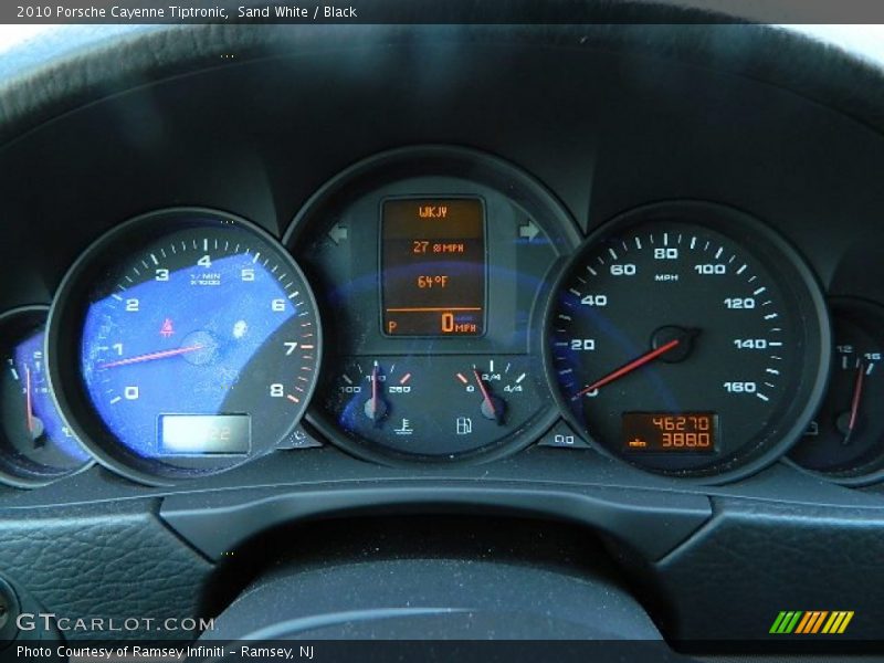 Sand White / Black 2010 Porsche Cayenne Tiptronic