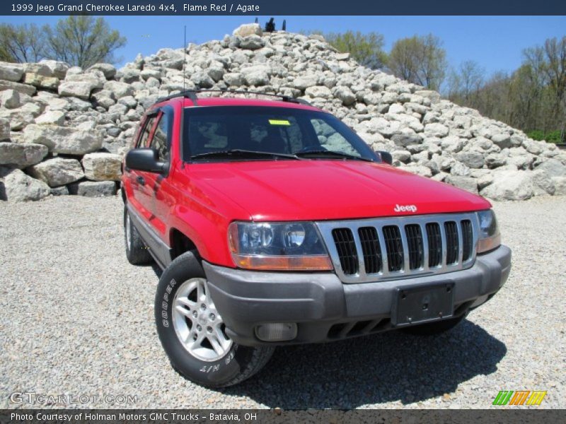 Flame Red / Agate 1999 Jeep Grand Cherokee Laredo 4x4