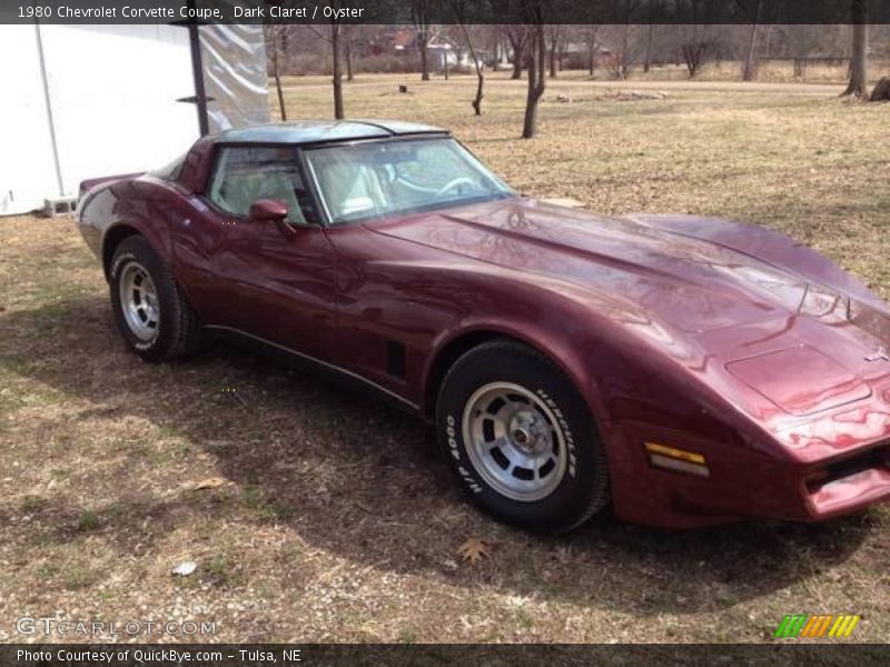 Dark Claret / Oyster 1980 Chevrolet Corvette Coupe