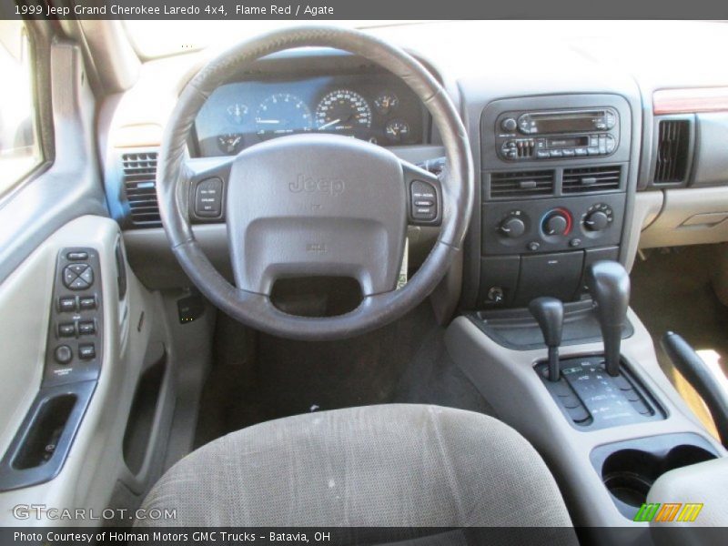 Flame Red / Agate 1999 Jeep Grand Cherokee Laredo 4x4