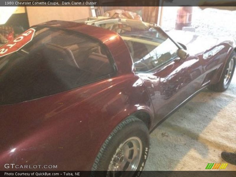 Dark Claret / Oyster 1980 Chevrolet Corvette Coupe