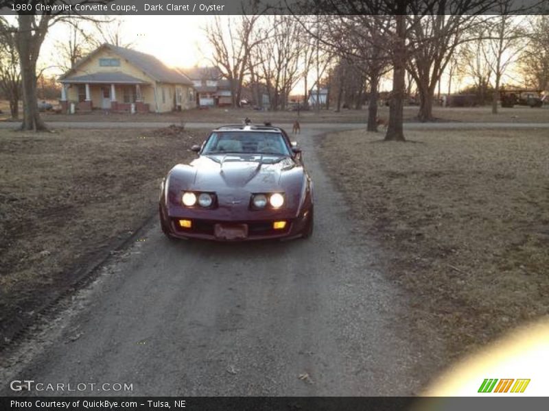 Dark Claret / Oyster 1980 Chevrolet Corvette Coupe