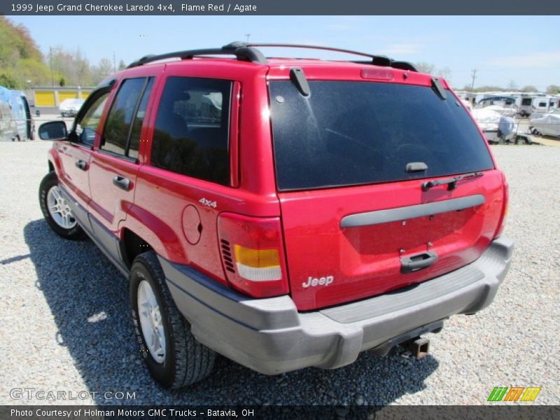 Flame Red / Agate 1999 Jeep Grand Cherokee Laredo 4x4