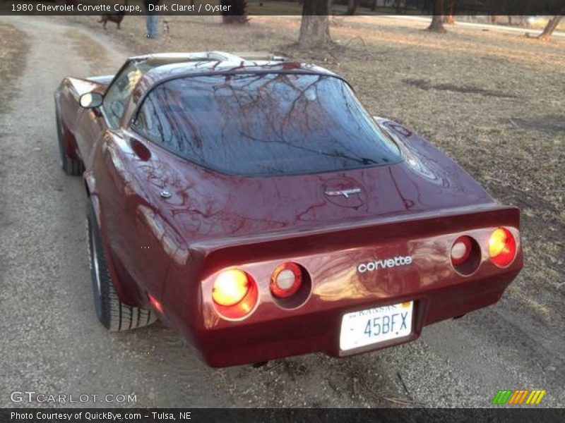 Dark Claret / Oyster 1980 Chevrolet Corvette Coupe