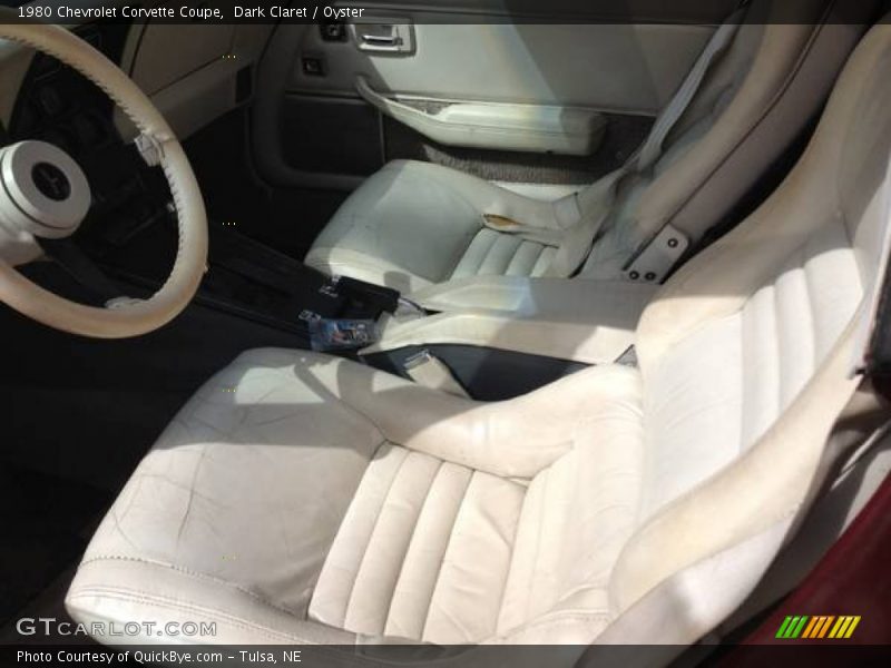 Front Seat of 1980 Corvette Coupe
