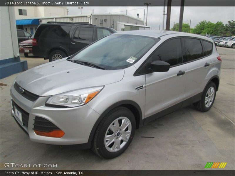 Ingot Silver / Charcoal Black 2014 Ford Escape S