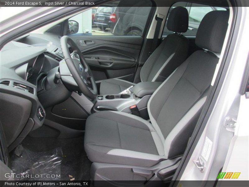 Ingot Silver / Charcoal Black 2014 Ford Escape S