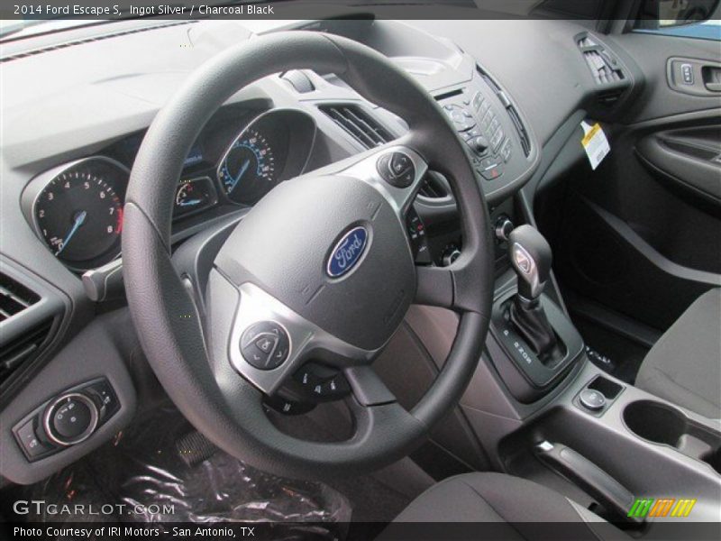 Ingot Silver / Charcoal Black 2014 Ford Escape S